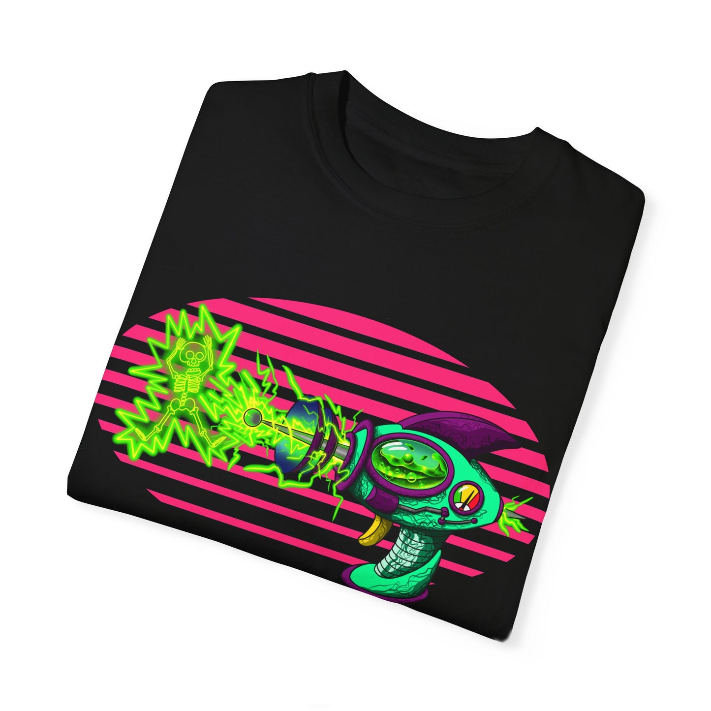 Ray Gun Retro aesthetic Unisex Garment-Dyed T-shirt