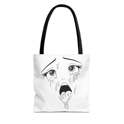 Ahegao face Anime Tote Bag (AOP)