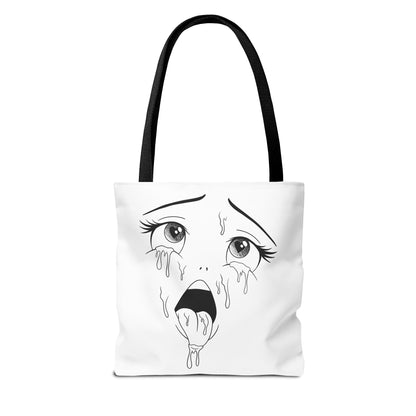 Ahegao face Anime Tote Bag (AOP)