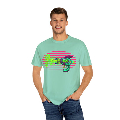 Ray Gun Retro aesthetic Unisex Garment-Dyed T-shirt