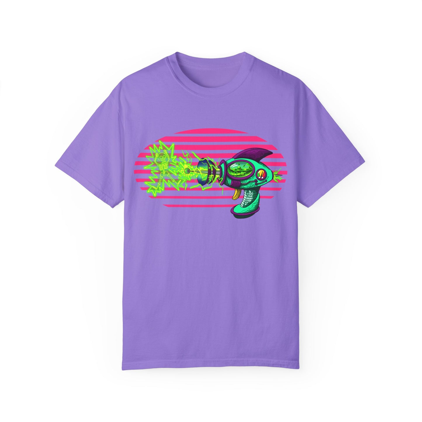 Ray Gun Retro aesthetic Unisex Garment-Dyed T-shirt