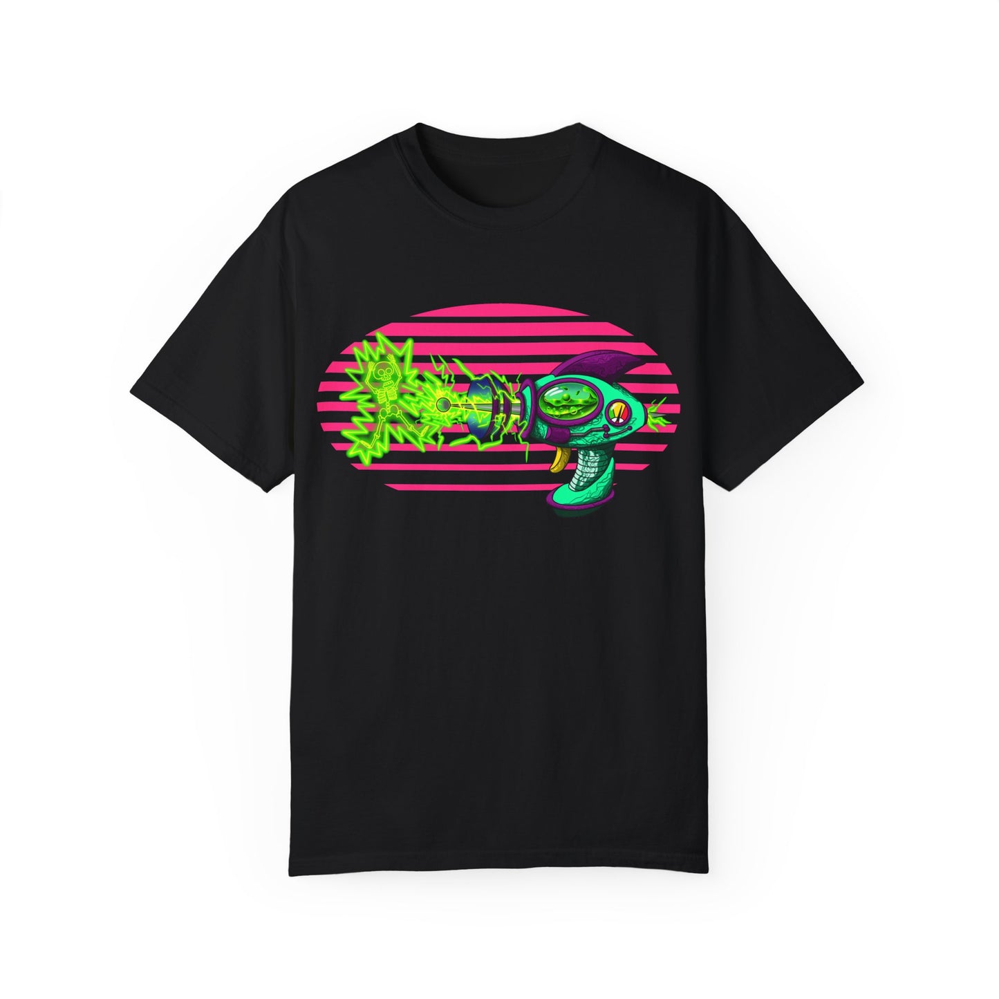 Ray Gun Retro aesthetic Unisex Garment-Dyed T-shirt