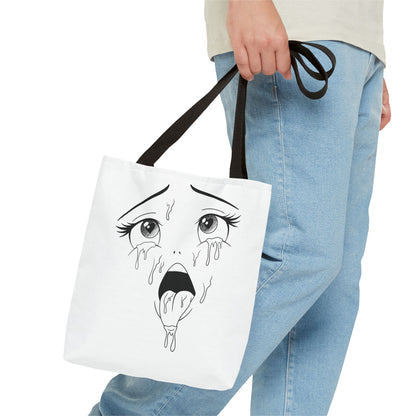 Ahegao face Anime Tote Bag (AOP)